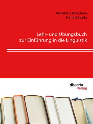 cover image of Lehr- und Übungsbuch zur Einführung in die Linguistik